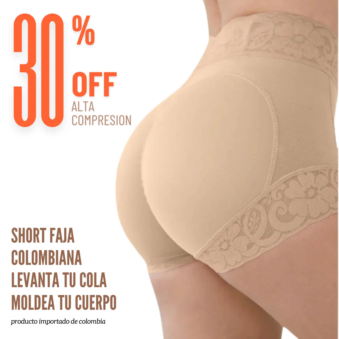 GlúteosUp®: Faja Short Invisible: ¡Realza y Define sin que se Note! 🍑 + ENVIO GRATIS 💖