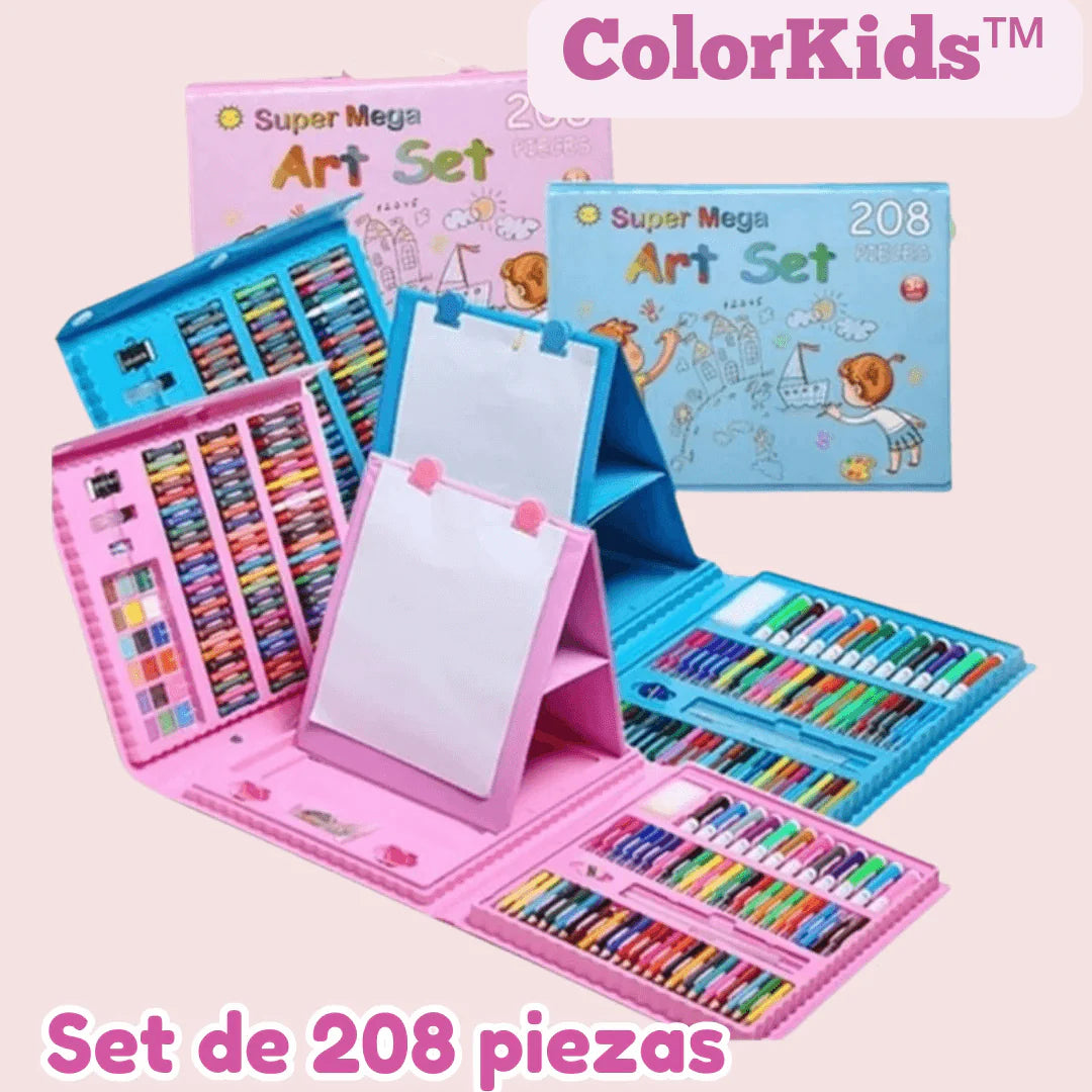 ColorKids™ Maletín de Arte con 208 piezas 🌈🎨