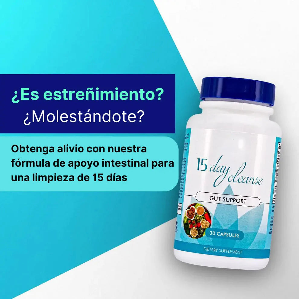 CleanGut®: LIMPIADOR INTESTINAL 15 DÍAS ✨💙 OFERTA LIMITADA (2X$32.990)