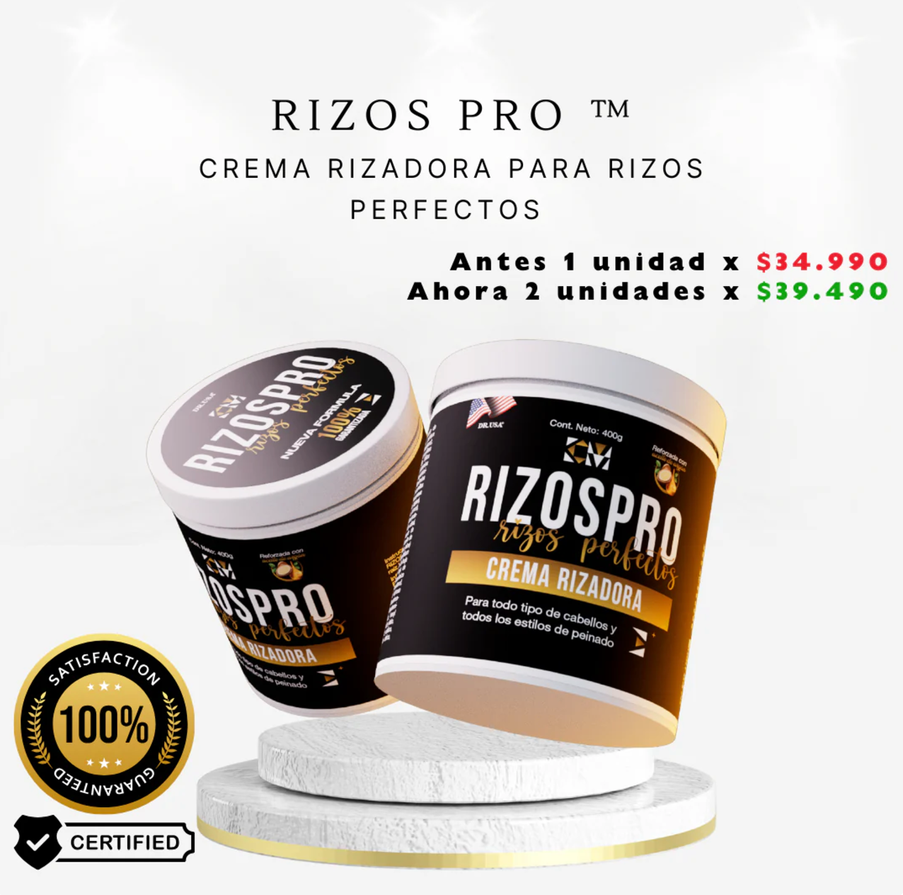 Rizos Pro™ Crema Rizadora para Rizos Perfectos 💇🏻‍♀️💇🏻‍♀️