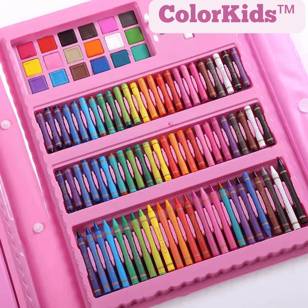 ColorKids™ Maletín de Arte con 208 piezas 🌈🎨