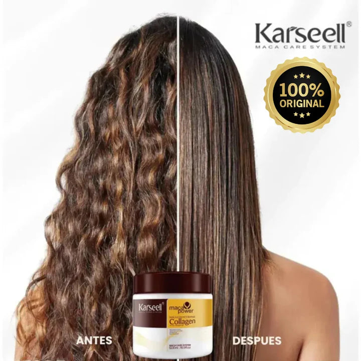 KARSEELL CREMA CAPILAR DE COLÁGENO: RENUEVA TU CABELLO Y VUELVE A BRILLAR✨🌸 + ENVÍO GRATIS HOY 🚚