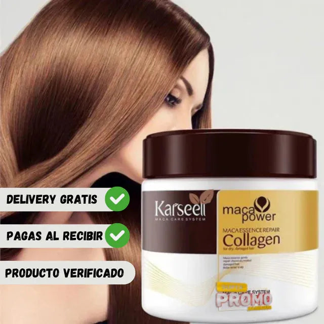 KARSEELL CREMA CAPILAR DE COLÁGENO: RENUEVA TU CABELLO Y VUELVE A BRILLAR✨🌸 + ENVÍO GRATIS HOY 🚚